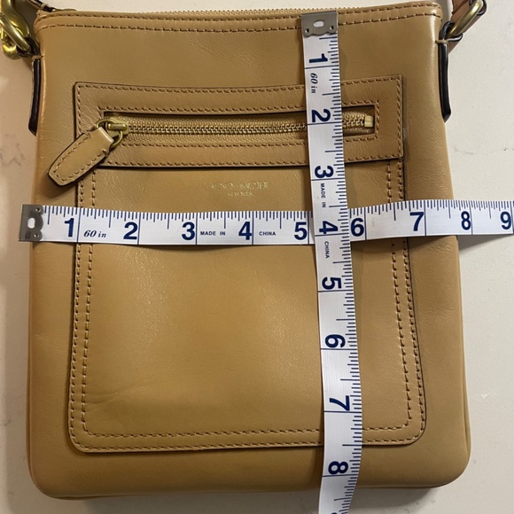 Coach Tan Leather Crossbody Bag - Picture 2 of 5